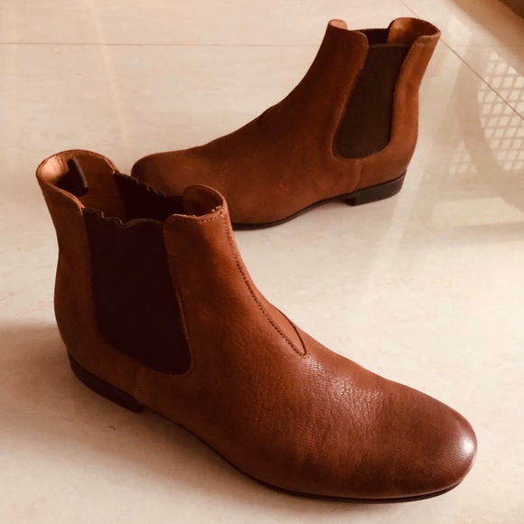 PRADA saffiano leather riding boots 6/36 Like New - Picture 3 of 7